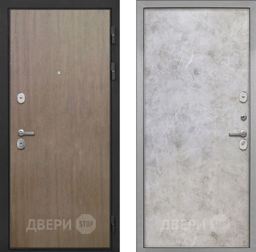 Входная металлическая Дверь Интекрон (INTECRON) Гектор Венге Коричневый Гладкая Мрамор светлый в Жуковский