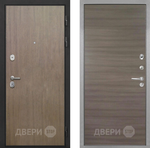 Входная металлическая Дверь Интекрон (INTECRON) Гектор Венге Коричневый Гладкая Дуб тоскано поперечный в Жуковский