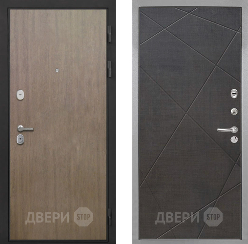 Входная металлическая Дверь Интекрон (INTECRON) Гектор Венге Коричневый Лучи-М Венге распил кофе в Жуковский