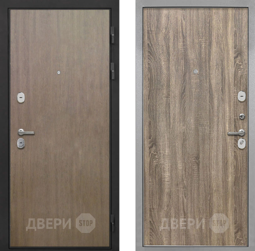 Входная металлическая Дверь Интекрон (INTECRON) Гектор Венге Коричневый Гладкая Дуб турин в Жуковский