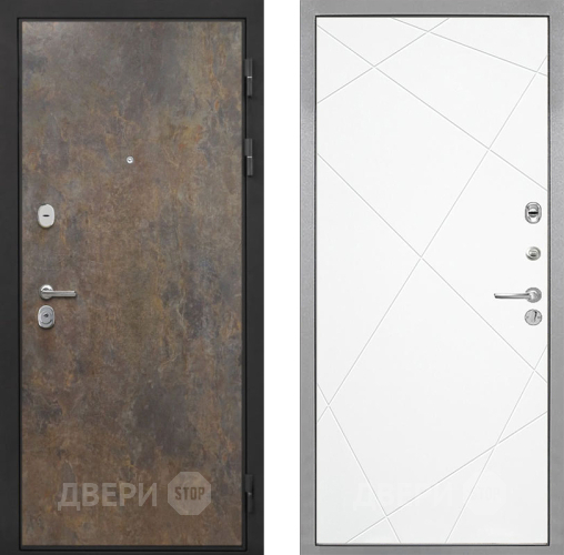 Входная металлическая Дверь Интекрон (INTECRON) Гектор Гранж Лучи-М Софт милк в Жуковский