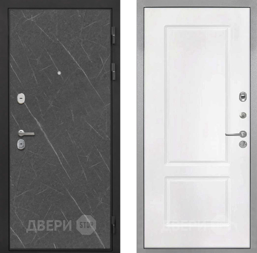 Дверь Интекрон (INTECRON) Гектор Гранит Лава Оникс КВ-2 Белый матовый в Жуковский