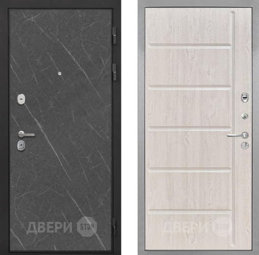 Входная металлическая Дверь Интекрон (INTECRON) Гектор Гранит Лава Оникс ФЛ-102 Сосна белая в Жуковский