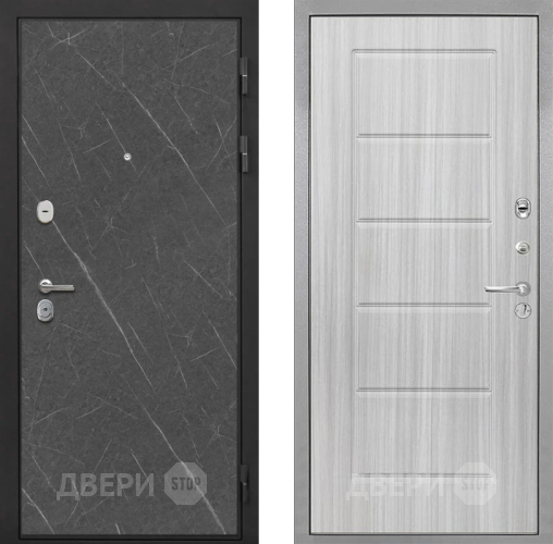 Входная металлическая Дверь Интекрон (INTECRON) Гектор Гранит Лава Оникс ФЛ-39 Сандал белый в Жуковский