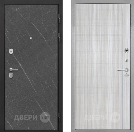 Входная металлическая Дверь Интекрон (INTECRON) Гектор Гранит Лава Оникс В-07 с молдингом Сандал белый в Жуковский