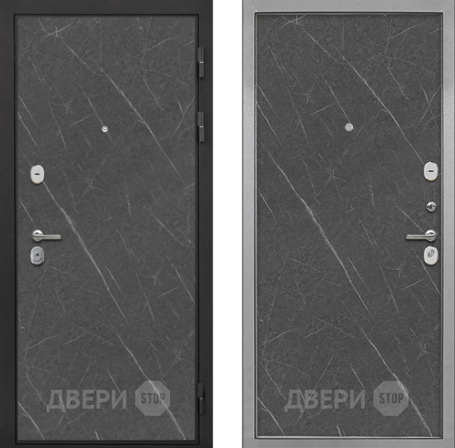 Входная металлическая Дверь Интекрон (INTECRON) Гектор Гранит Лава Оникс Гладкая Гранит лава оникс в Жуковский