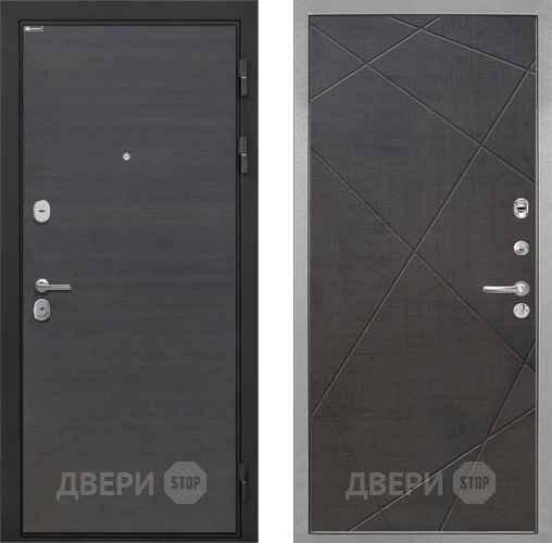 Входная металлическая Дверь Интекрон (INTECRON) Гектор Эковенге Лучи-М Венге распил кофе в Жуковский