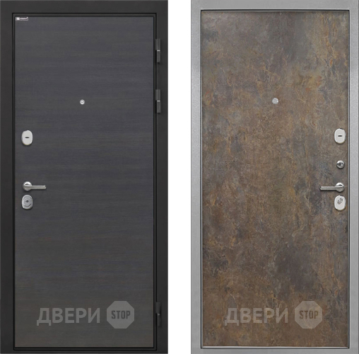 Входная металлическая Дверь Интекрон (INTECRON) Гектор Эковенге Гладкая Гранж в Жуковский