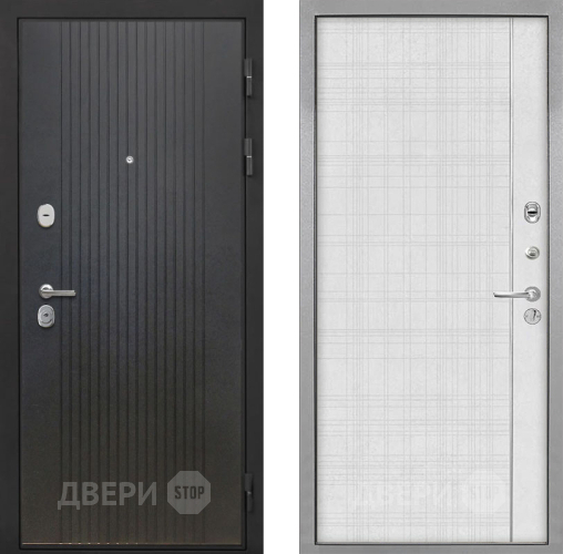 Входная металлическая Дверь Интекрон (INTECRON) Гектор ФЛ-295 В-07 с молдингом Лофт белый в Жуковский