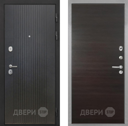 Входная металлическая Дверь Интекрон (INTECRON) Гектор ФЛ-295 Гладкая Эковенге поперечный в Жуковский