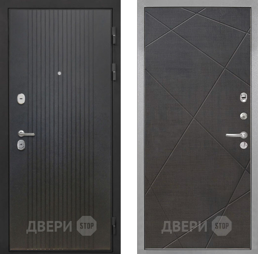 Входная металлическая Дверь Интекрон (INTECRON) Гектор ФЛ-295 Лучи-М Венге распил кофе в Жуковский