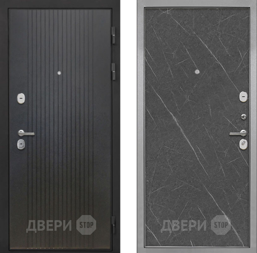 Входная металлическая Дверь Интекрон (INTECRON) Гектор ФЛ-295 Гладкая Гранит лава оникс в Жуковский