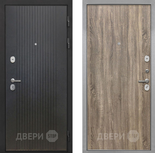 Входная металлическая Дверь Интекрон (INTECRON) Гектор ФЛ-295 Гладкая Дуб турин в Жуковский