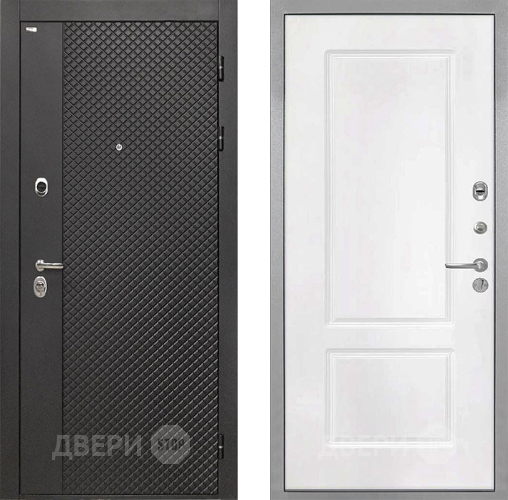 Дверь Интекрон (INTECRON) Олимпия Black 4К КВ-2 Белый матовый в Жуковский