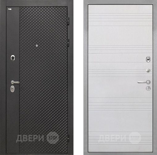 Входная металлическая Дверь Интекрон (INTECRON) Олимпия Black 4К ФЛ-316 Белый ясень в Жуковский
