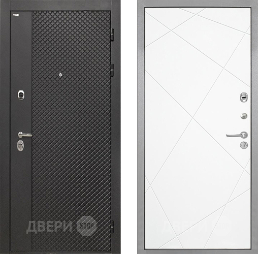 Дверь Интекрон (INTECRON) Олимпия Black 4К Лучи-М Софт милк в Жуковский
