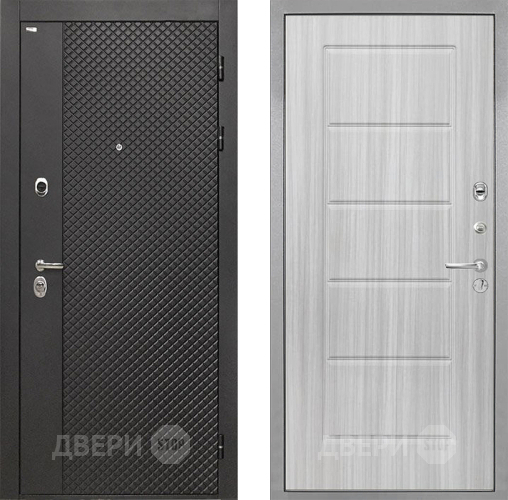 Входная металлическая Дверь Интекрон (INTECRON) Олимпия Black 4К ФЛ-39 Сандал белый в Жуковский