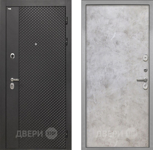 Дверь Интекрон (INTECRON) Олимпия Black 4К Гладкая Мрамор светлый в Жуковский