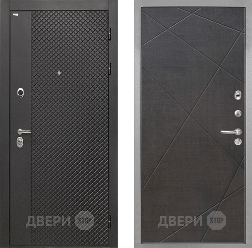 Входная металлическая Дверь Интекрон (INTECRON) Олимпия Black 4К Лучи-М Венге распил кофе в Жуковский