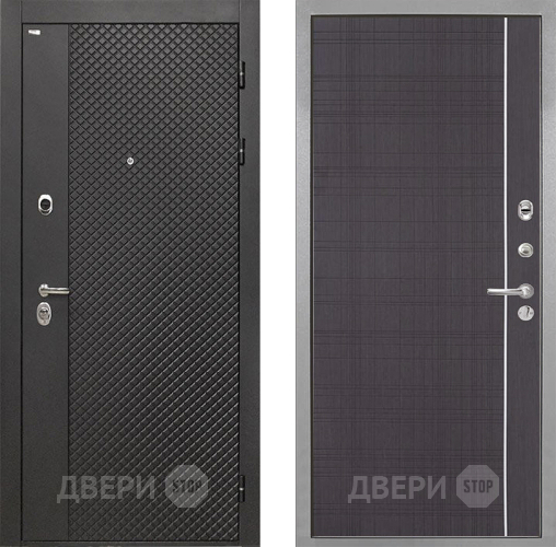 Дверь Интекрон (INTECRON) Олимпия Black 4К В-07 с молдингом Венге в Жуковский