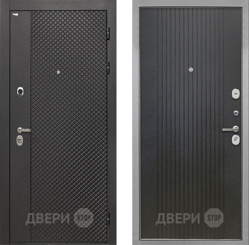 Входная металлическая Дверь Интекрон (INTECRON) Олимпия Black 4К ФЛ-295 Лофт черный в Жуковский