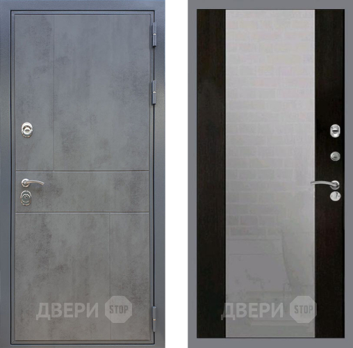 Дверь Рекс (REX) ФЛ-290 СБ-16 Зеркало Венге в Жуковский