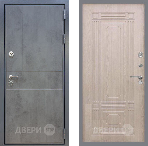 Входная металлическая Дверь Рекс (REX) ФЛ-290 FL-2 Беленый дуб в Жуковский