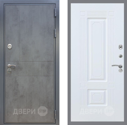 Входная металлическая Дверь Рекс (REX) ФЛ-290 FL-2 Силк Сноу в Жуковский