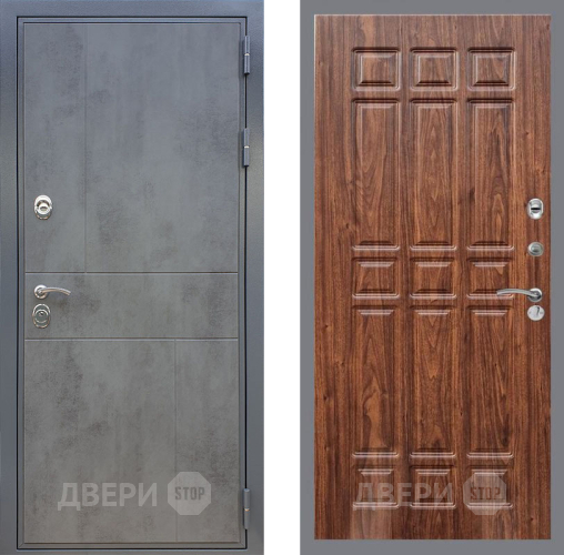 Входная металлическая Дверь Рекс (REX) ФЛ-290 FL-33 орех тисненый в Жуковский