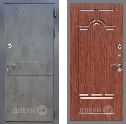 Дверь Рекс (REX) ФЛ-290 FL-58 орех тисненый в Жуковский