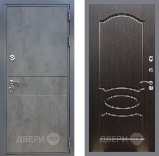 Входная металлическая Дверь Рекс (REX) ФЛ-290 FL-128 Венге светлый в Жуковский