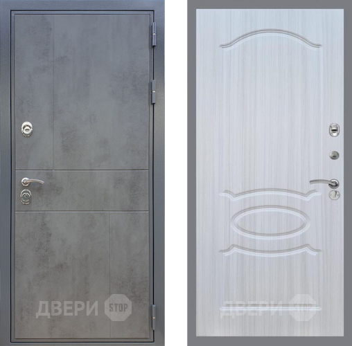 Входная металлическая Дверь Рекс (REX) ФЛ-290 FL-128 Сандал белый в Жуковский