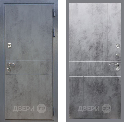 Входная металлическая Дверь Рекс (REX) ФЛ-290 FL-290 Бетон темный в Жуковский