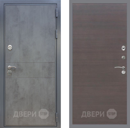 Дверь Рекс (REX) ФЛ-290 GL венге поперечный в Жуковский