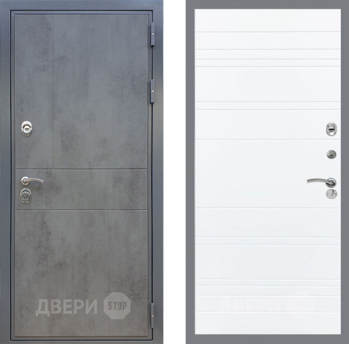 Дверь Рекс (REX) ФЛ-290 Line Силк Сноу в Жуковский