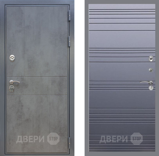 Дверь Рекс (REX) ФЛ-290 Line Силк титан в Жуковский