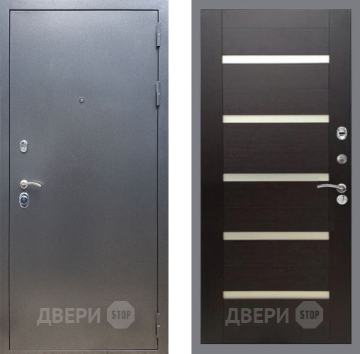 Дверь Рекс (REX) 11 СБ-14 стекло белое венге поперечный в Жуковский