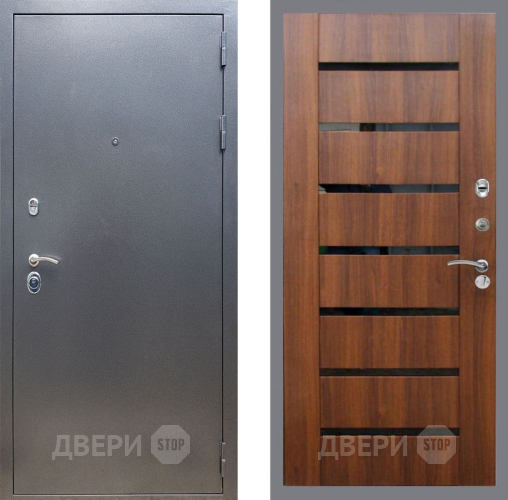 Дверь Рекс (REX) 11 СБ-14 стекло черное Орех бренди в Жуковский
