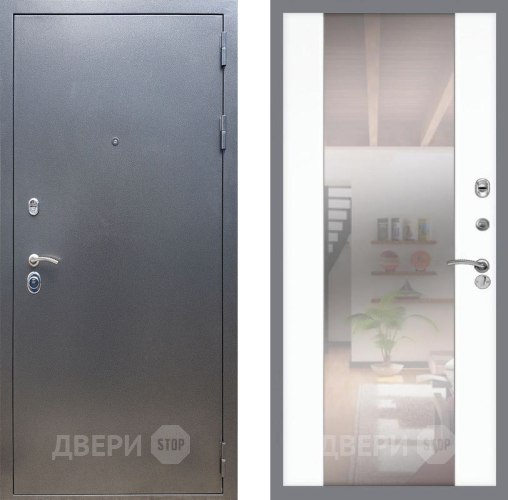 Дверь Рекс (REX) 11 СБ-16 Зеркало Силк Сноу в Жуковский