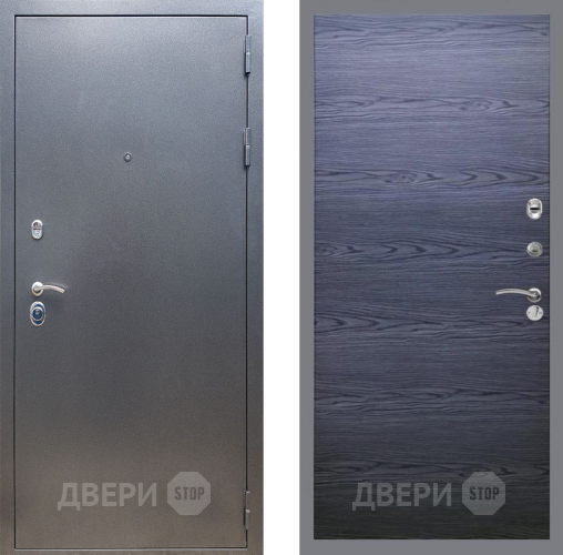 Входная металлическая Дверь Рекс (REX) 11 GL Дуб тангенальный черный в Жуковский