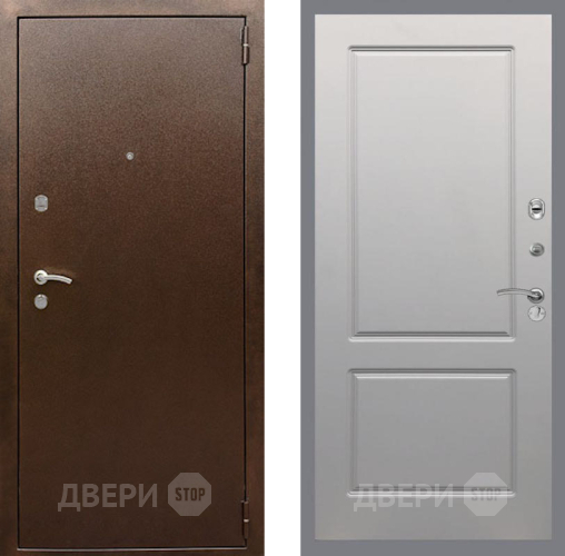 Дверь Рекс (REX) 1А Медный Антик FL-117 Грей софт в Жуковский