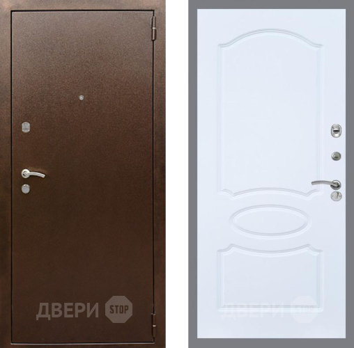 Дверь Рекс (REX) 1А Медный Антик FL-128 Силк Сноу в Жуковский