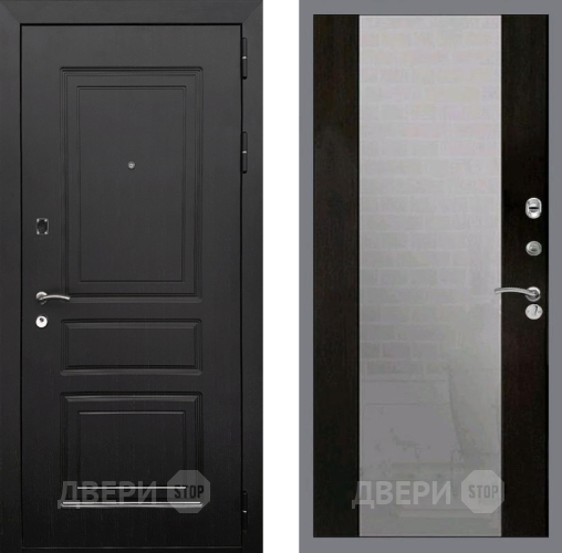 Входная металлическая Дверь Рекс (REX) 6 Венге СБ-16 Зеркало Венге в Жуковский