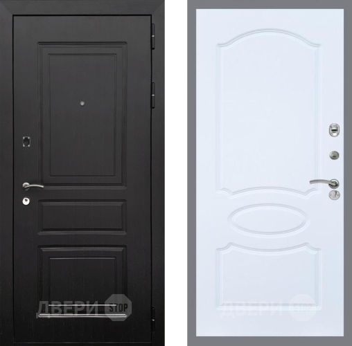 Входная металлическая Дверь Рекс (REX) 6 Венге FL-128 Силк Сноу в Жуковский