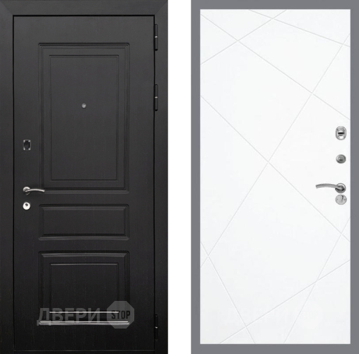 Входная металлическая Дверь Рекс (REX) 6 Венге FL-291 Силк Сноу в Жуковский