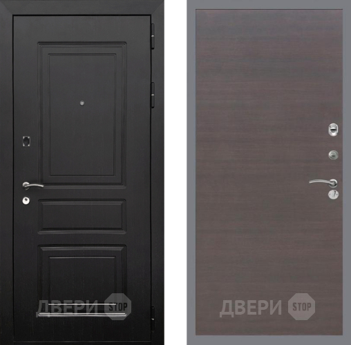 Входная металлическая Дверь Рекс (REX) 6 Венге GL венге поперечный в Жуковский