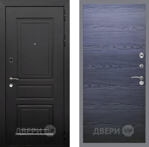 Входная металлическая Дверь Рекс (REX) 6 Венге GL Дуб тангенальный черный в Жуковский