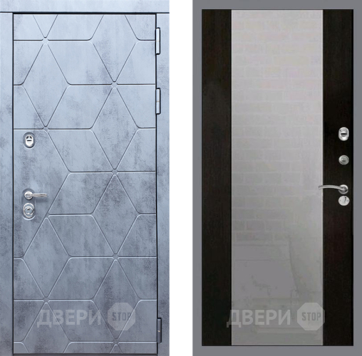 Входная металлическая Дверь Рекс (REX) 28 СБ-16 Зеркало Венге в Жуковский