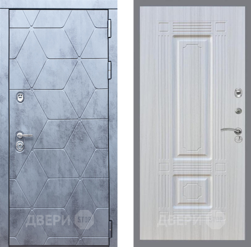 Входная металлическая Дверь Рекс (REX) 28 FL-2 Сандал белый в Жуковский