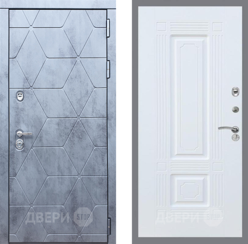 Входная металлическая Дверь Рекс (REX) 28 FL-2 Силк Сноу в Жуковский